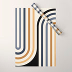 Bold Curvature Stripes III Wrapping Paper Gallery Image 1