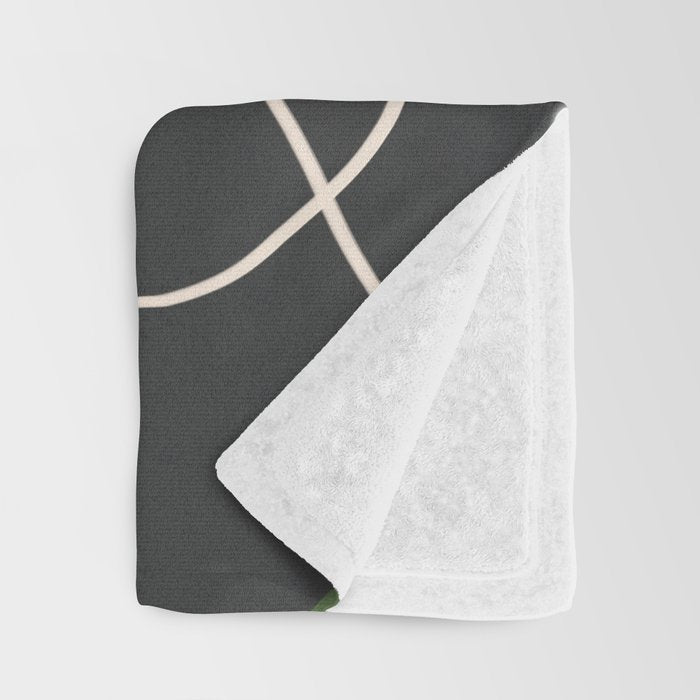 Minimal Colorful Abstract Shapes 2 Throw Blanket Gallery Image 3