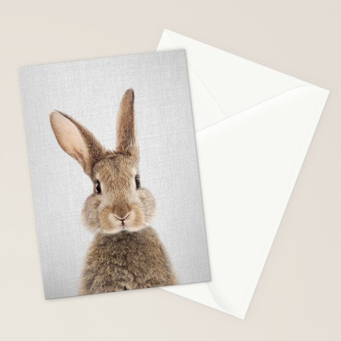 Rabbit - Colorful Stationery Card Gallery Image 2