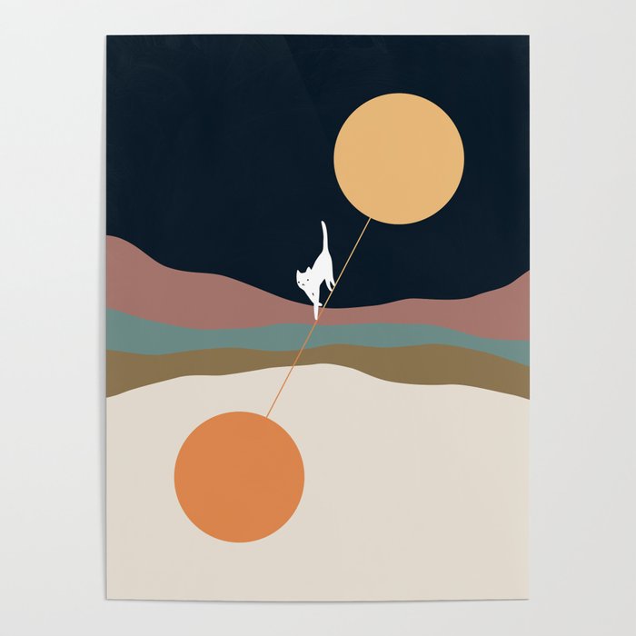 Cat Landscape 56 Poster Gallery Image 4