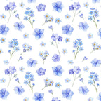 Elegant blush blue yellow watercolor floral pattern Coffee Mug Gallery Image 2