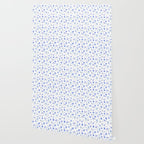 Elegant blush blue yellow watercolor floral pattern Wallpaper Gallery Image 2