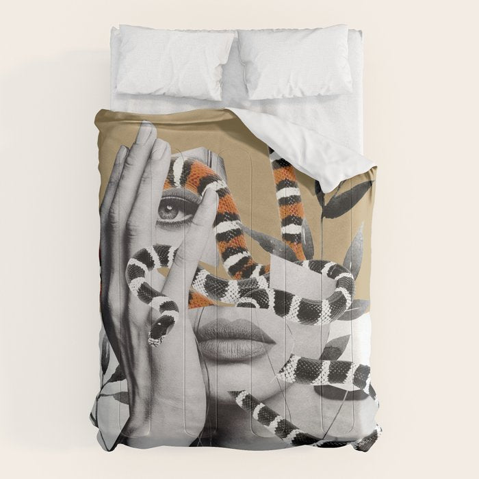 Woman and snakes Comforter Gallery Image 6