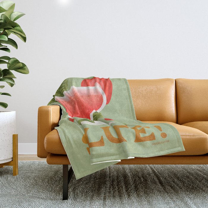 Rossini - Amalfi Coast Cocktails Throw Blanket Gallery Image 1
