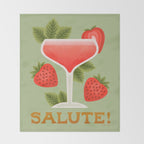 Rossini - Amalfi Coast Cocktails Throw Blanket Gallery Image 2