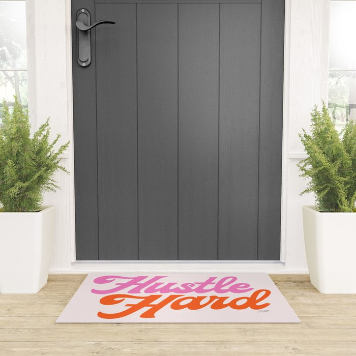Hustle Hard Welcome Mat Gallery Image 3