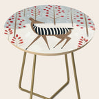 Deer In the Snowy Forest Side Table Gallery Image 2