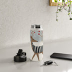 Deer In the Snowy Forest Water Bottle Gallery Image 4