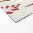 Deer In the Snowy Forest Welcome Mat Gallery Image 2