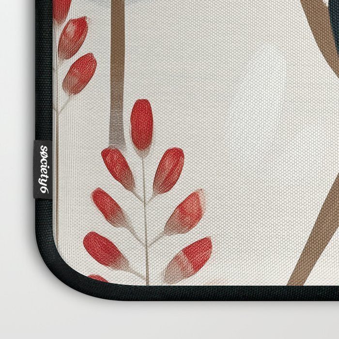 Deer In the Snowy Forest Laptop Sleeve Gallery Image 3