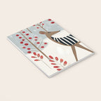 Deer In the Snowy Forest Notebook Gallery Image 3