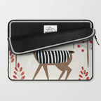 Deer In the Snowy Forest Laptop Sleeve Gallery Image 2
