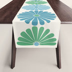 Retro Summer Daisies VI Table Runner Gallery Image 1