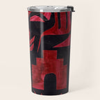 Crimson Village At Night  Travel Mug Gallery Image 2