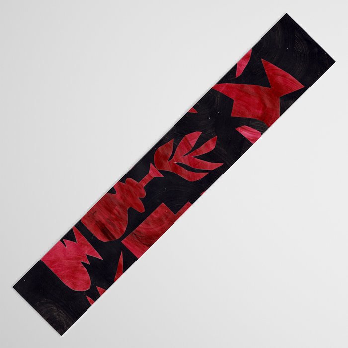 Crimson Village At Night  Table Runner Gallery Image 3