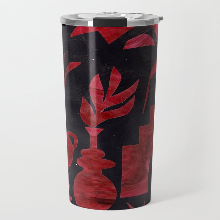 Crimson Village At Night  Travel Mug Gallery Image 1
