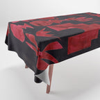 Crimson Village At Night  Tablecloth Gallery Image 1
