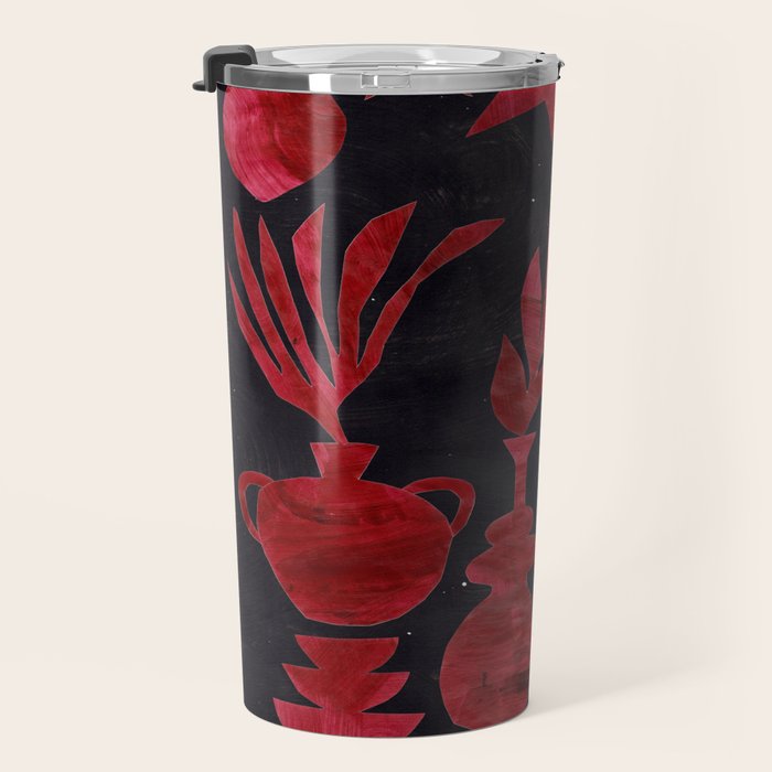 Crimson Village At Night  Travel Mug Gallery Image 3