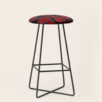 Crimson Village At Night  Stool Gallery Image 1