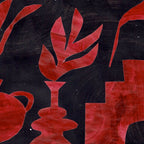 Crimson Village At Night  Coffee Mug Gallery Image 2