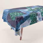 In Season in Blue Raspberry & Teal Tablecloth Gallery Image 1