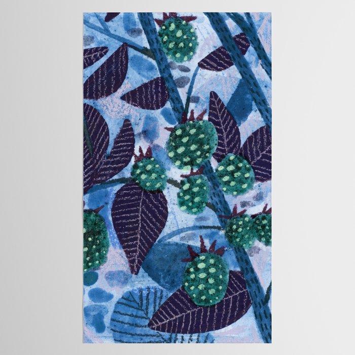 In Season in Blue Raspberry & Teal Tablecloth Gallery Image 2