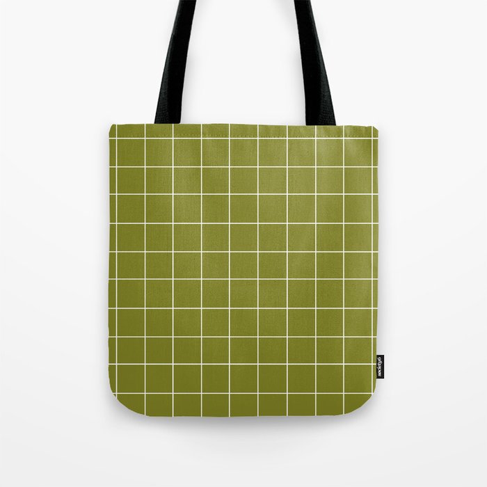 Grid (Matcha Green) Tote Bag Gallery Image 1