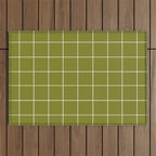 Grid (Matcha Green) Outdoor Rug Gallery Image 1