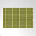 Grid (Matcha Green) Welcome Mat Gallery Image 1