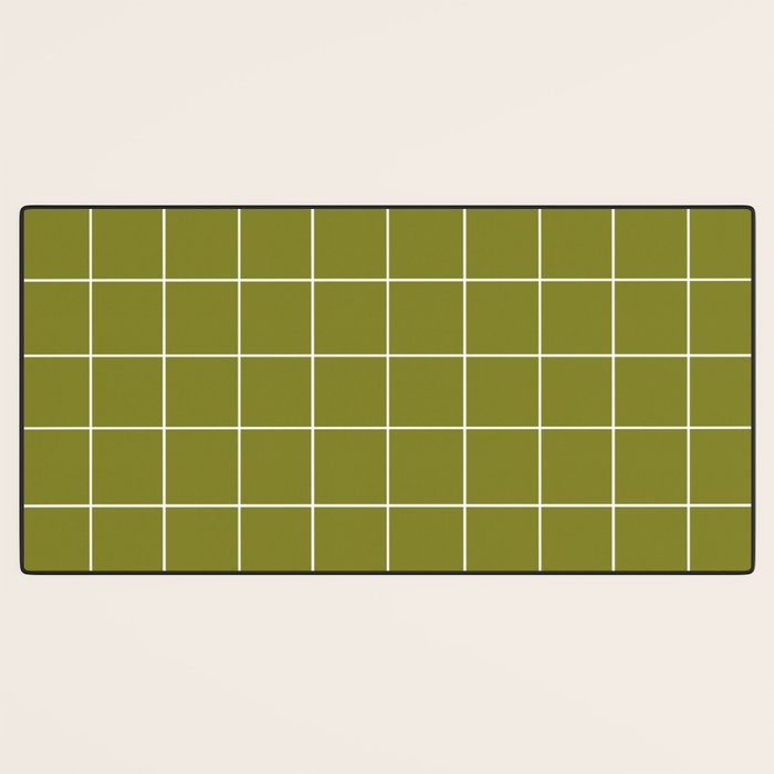 Grid (Matcha Green) Desk Mat Gallery Image 3