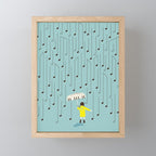 Singing in the Rain v2 Mini Art Print Gallery Image 1