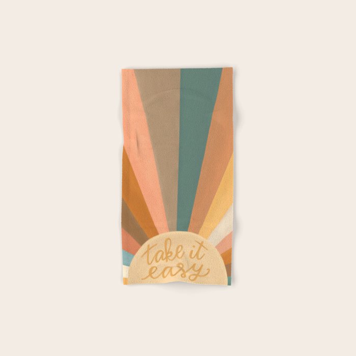 Take It Easy, Sunshine Bath Towel Gallery Image 1