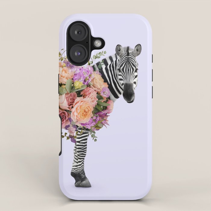 FLORAL ZEBRA iPhone Case Gallery Image 1