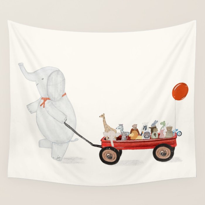 little toys Wall Tapestry Gallery Image 4