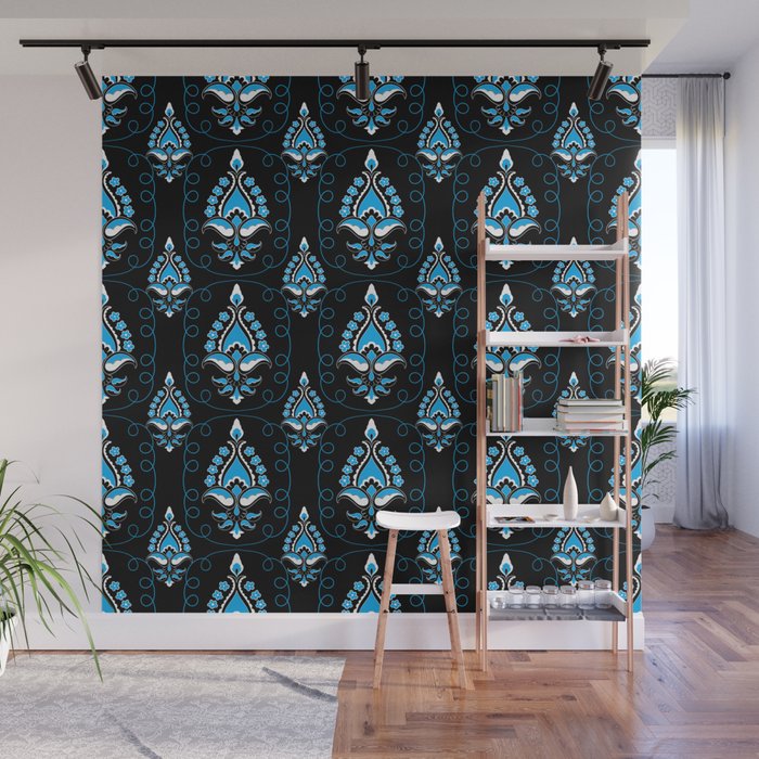 Ocean Bloom Wall Mural Gallery Image 1