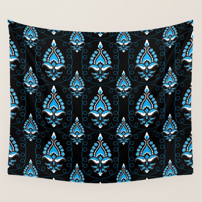 Ocean Bloom Wall Tapestry Gallery Image 1
