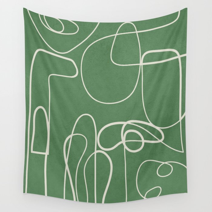 Lines in Space 7 Wall Tapestry Gallery Image 4