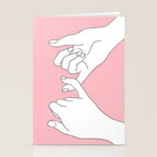 Pinky Promise 2 Stationery Card Gallery Image 2