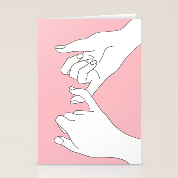 Pinky Promise 2 Stationery Card Gallery Image 2