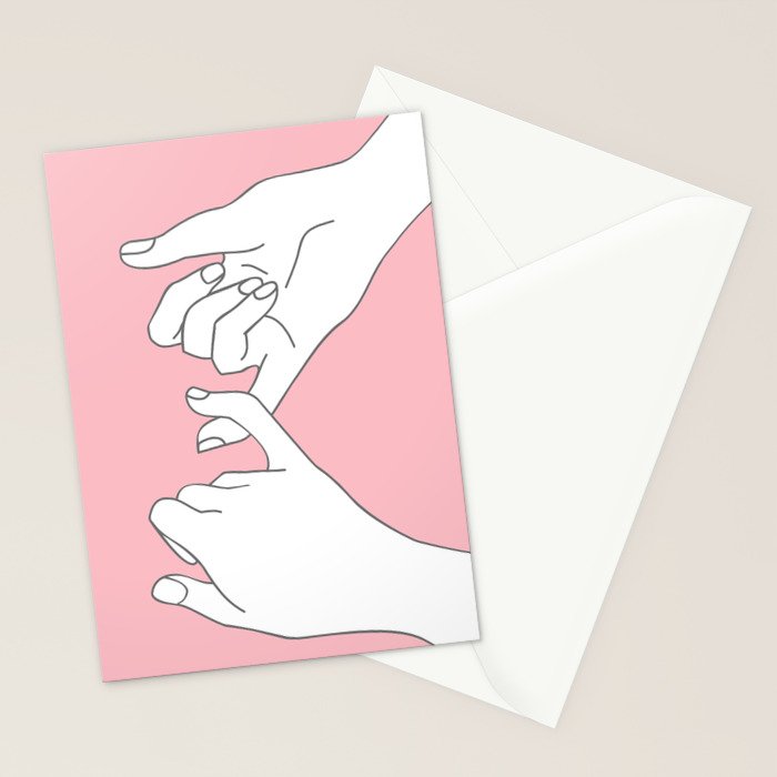 Pinky Promise 2 Stationery Card Gallery Image 2