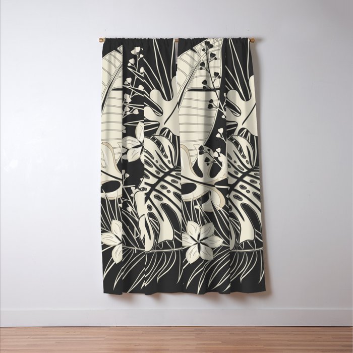 Minimal Botanica 1 Window Curtain Gallery Image 3