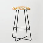 Metallic Gold Bird of Paradise Stool Gallery Image 1