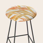 Metallic Gold Bird of Paradise Stool Gallery Image 2