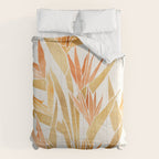 Metallic Gold Bird of Paradise Comforter Gallery Image 6