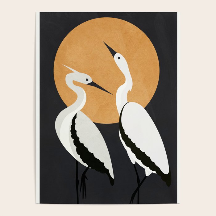 Two Abstract Birds I Poster Gallery Image 4