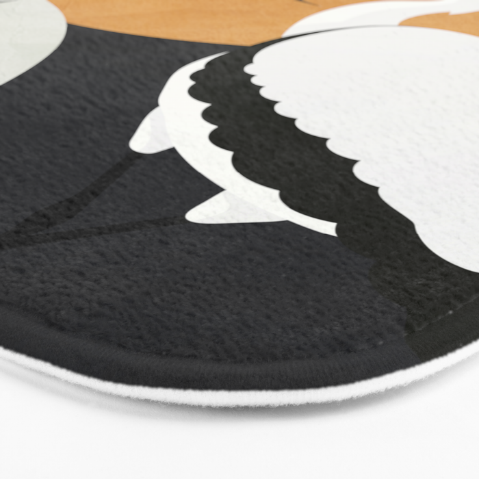 Two Abstract Birds I Bath Mat Gallery Image 3