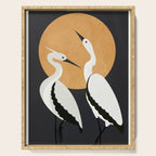 Two Abstract Birds I Serving Tray Gallery Image 1