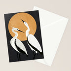 Two Abstract Birds I Stationery Card Gallery Image 2