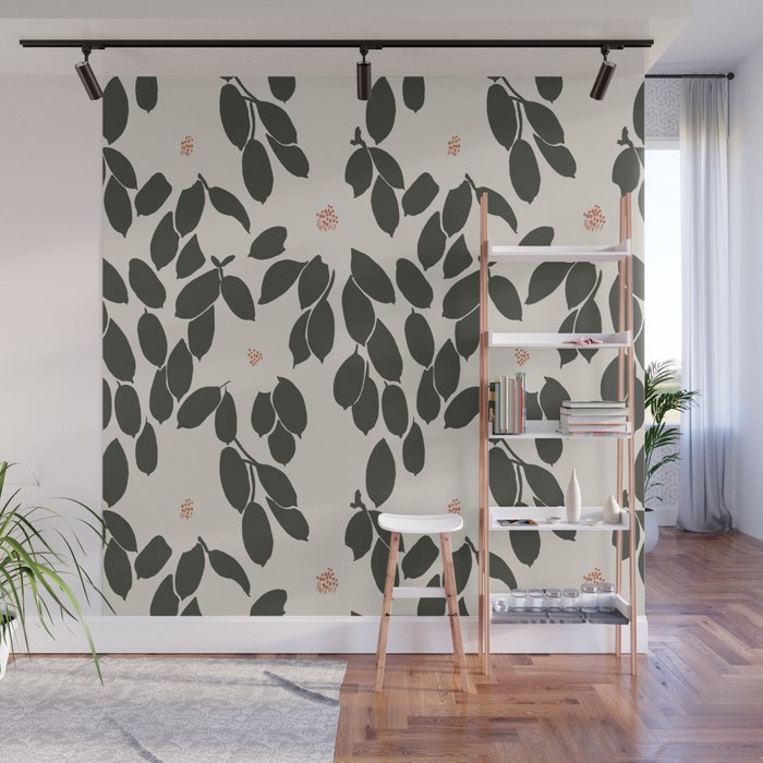 Zooey Magnolia Wall Mural Gallery Image 1