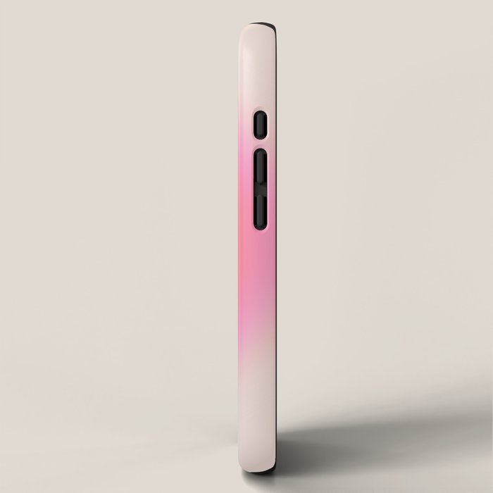Les Couleurs | 04 - Aura Print Neutral Pink And Orange Preppy Decor Modern Gradient iPhone Case Gallery Image 2